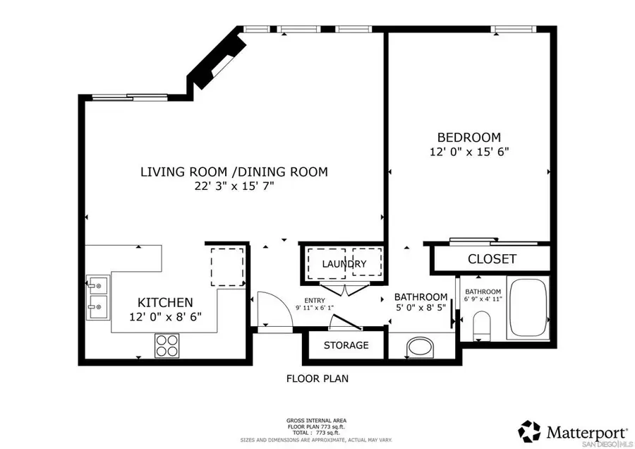 2445 Brant St #204, San Diego, CA 92101 - #2