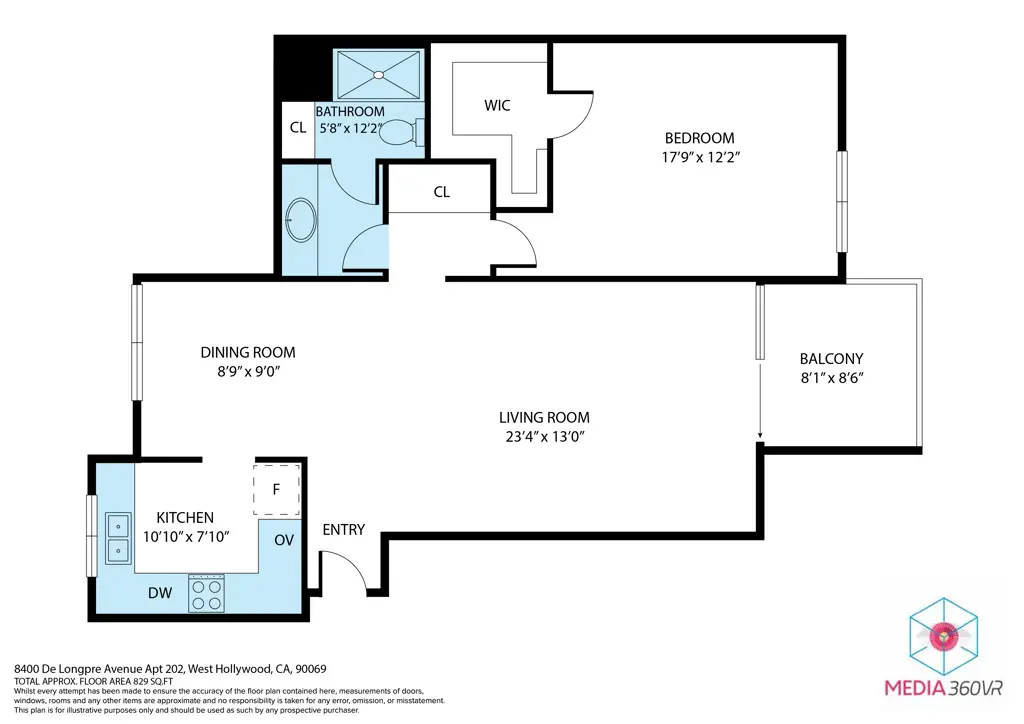 8400 De Longpre Avenue #202, West Hollywood, CA 90069 - #1