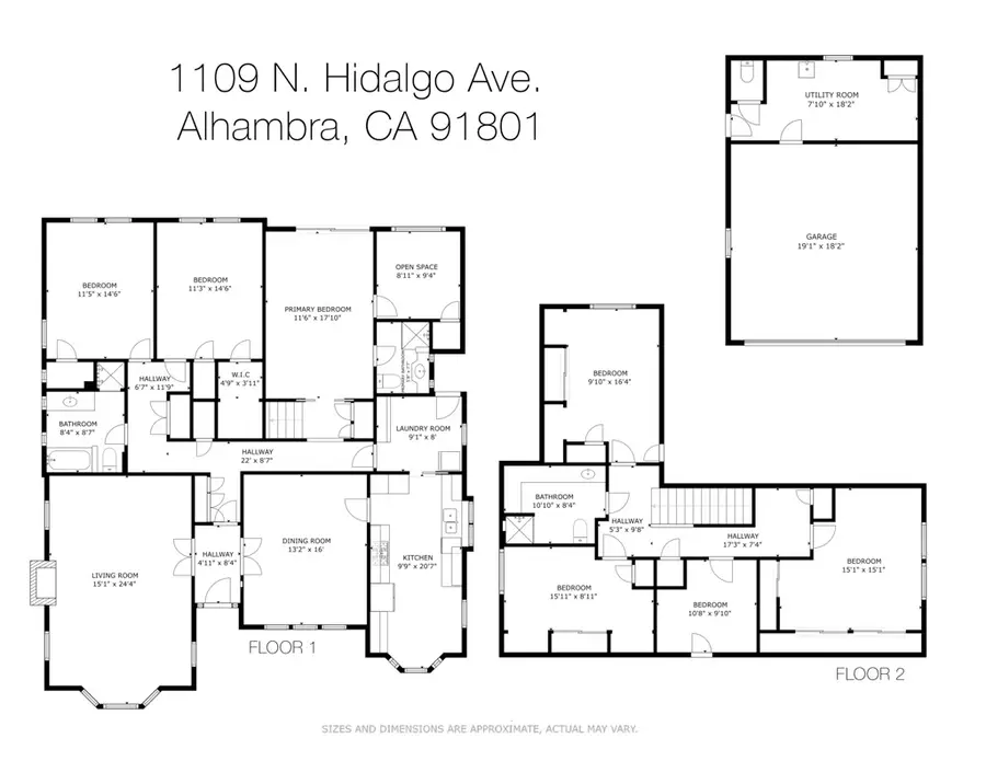 1109 N Hidalgo Avenue, Alhambra, CA 91801 - #2