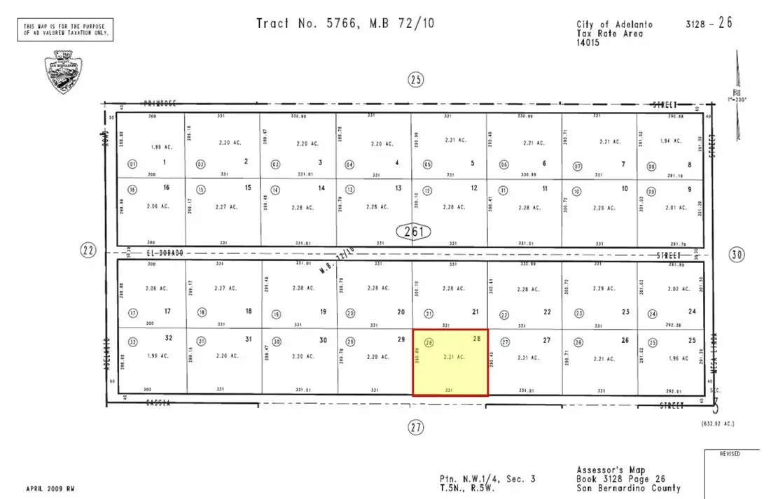 0 Cassia Road, Adelanto, CA 92301 - #1