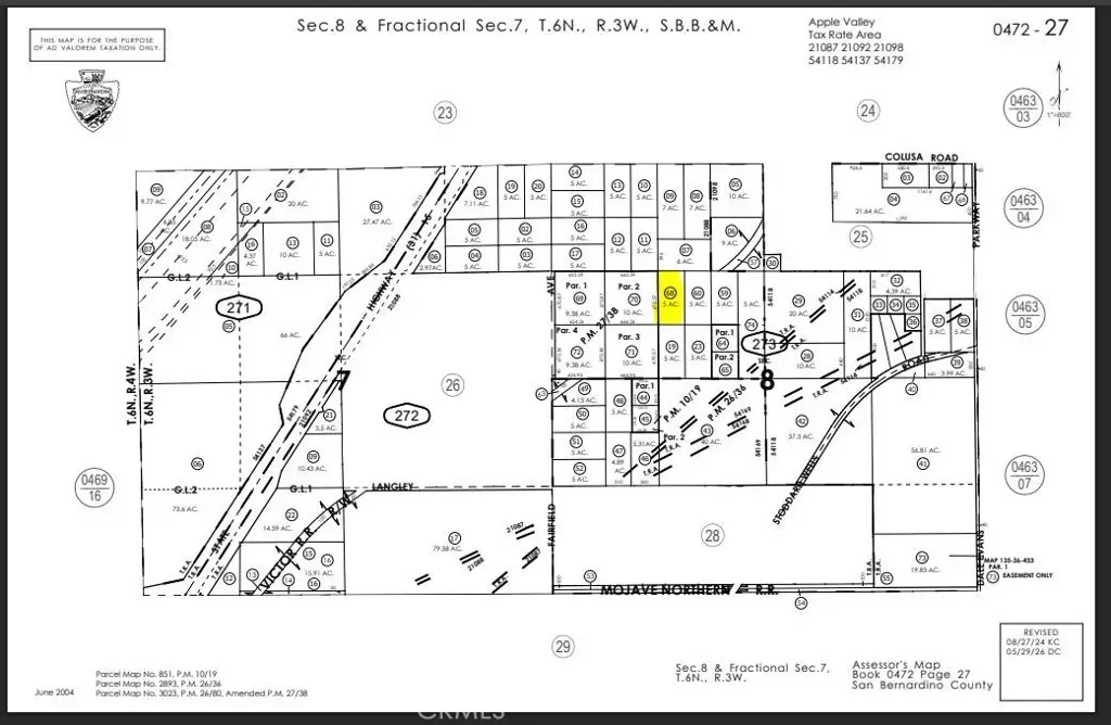 0 Fairfield(east Of) Avenue, Apple Valley, CA 92307 - #1