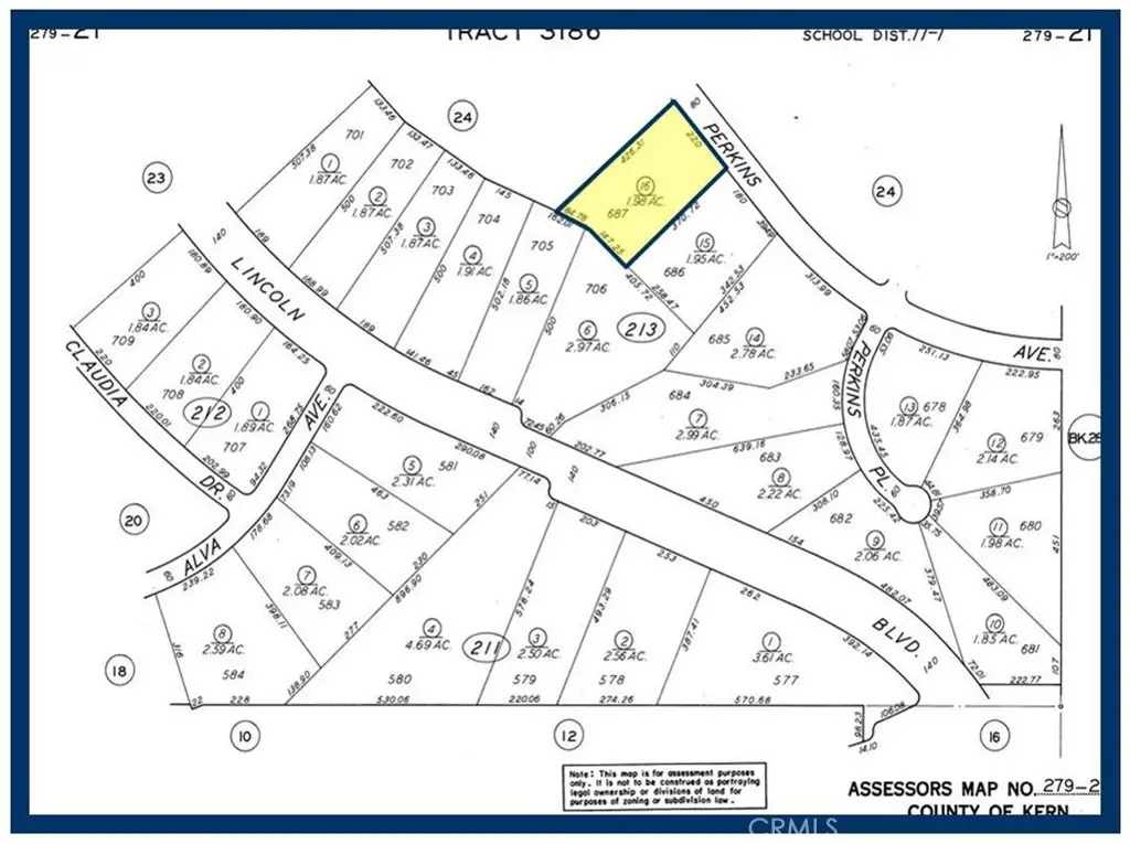 687 LOT Perkins Avenue, California City, CA 93505 - #1