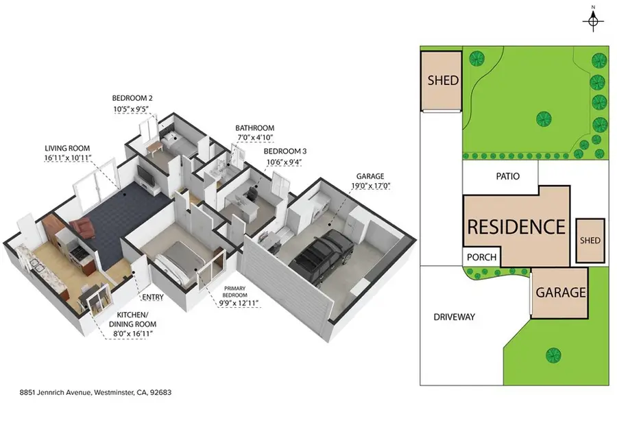 8851 Jennrich Avenue, Westminster, CA 92683 - #3