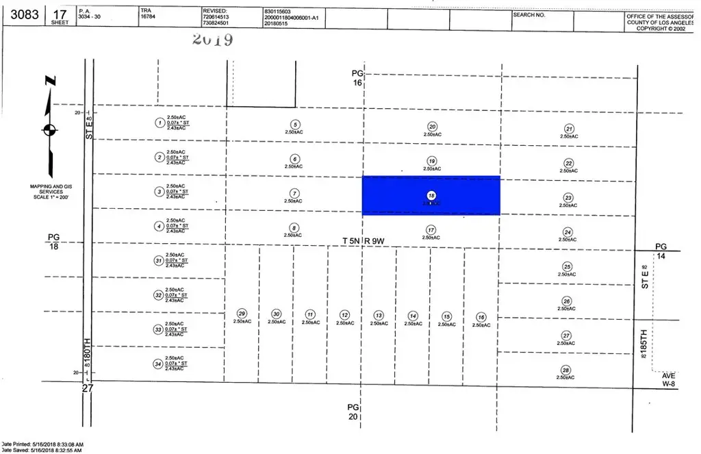 0 183rd St E / Avenue W5, Llano, CA 93544 - #1