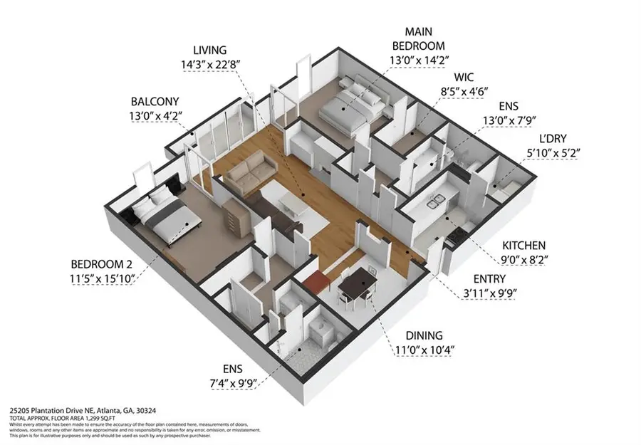 25205 Plantation Drive Ne #205, Atlanta, GA 30324 - Image #2