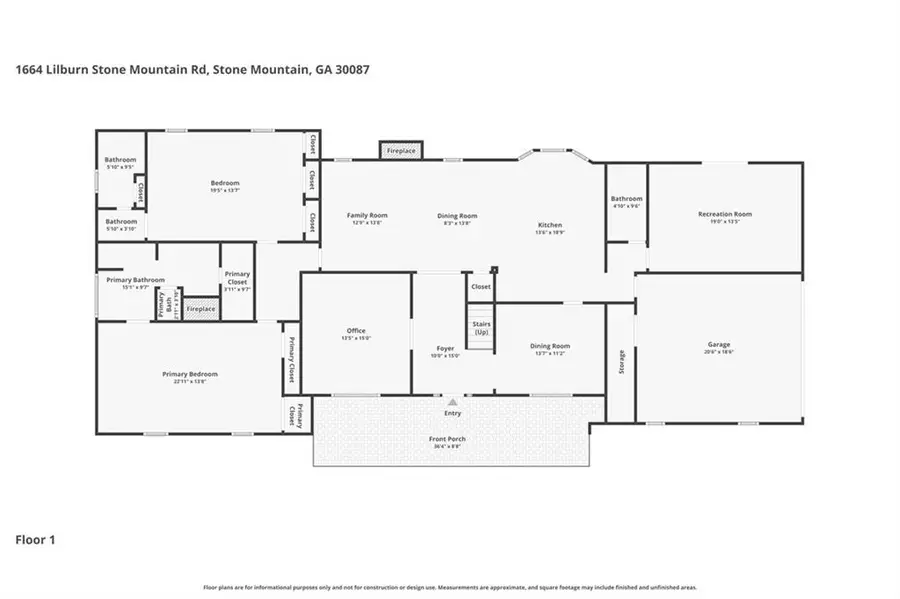 1664 Lilburn Stone Mountain Road, Stone Mountain, GA 30087 - #3