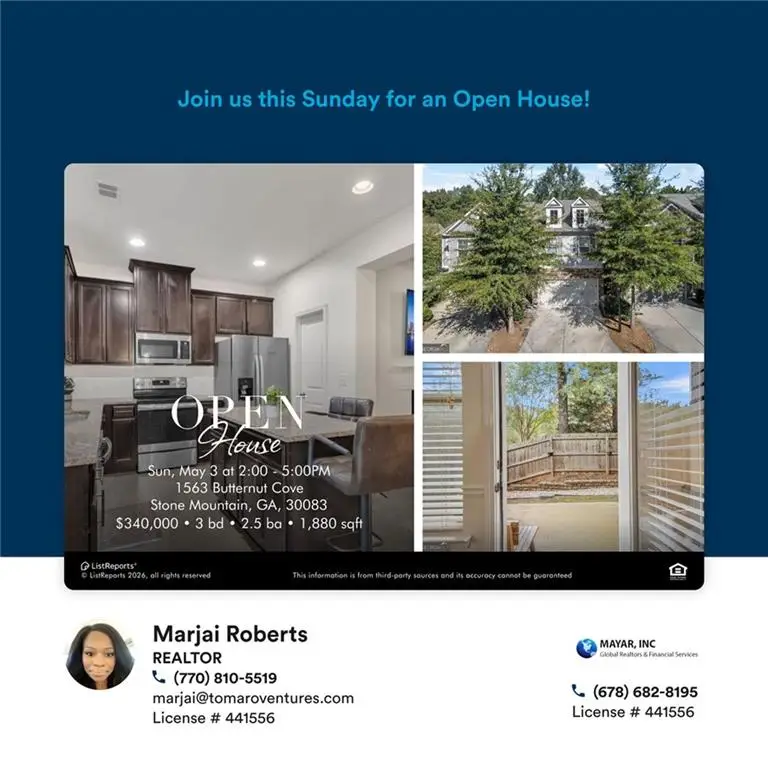 1563 Butternut Cove, Stone Mountain, GA 30083 - #1