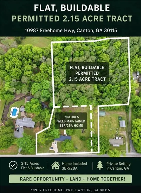 10987 Freehome Highway, Canton, GA 30115