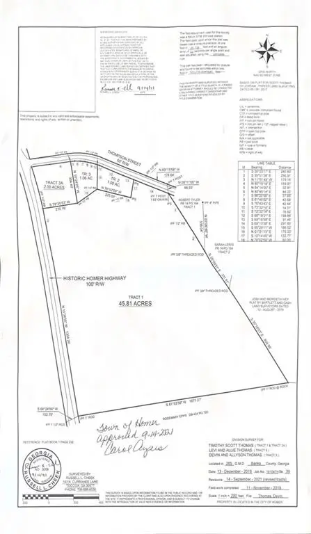0 Thompson Street, Homer, GA 30547 - #3