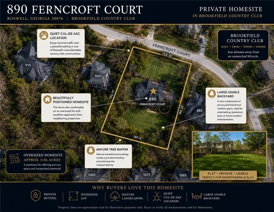 890 Ferncroft Court, Roswell, GA 30075 - #2
