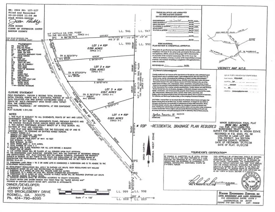 0 Iron Hill Road Lot 3, Taylorsville, GA 30178 - #2