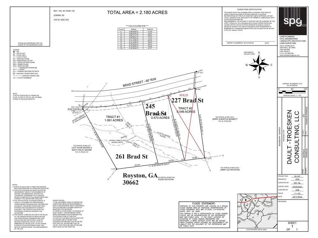 245 Brad St, Royston, GA 30662 - #1