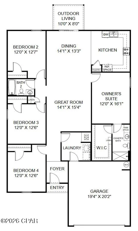 5171 Harvey Street, Panama City, FL 32404 - #2