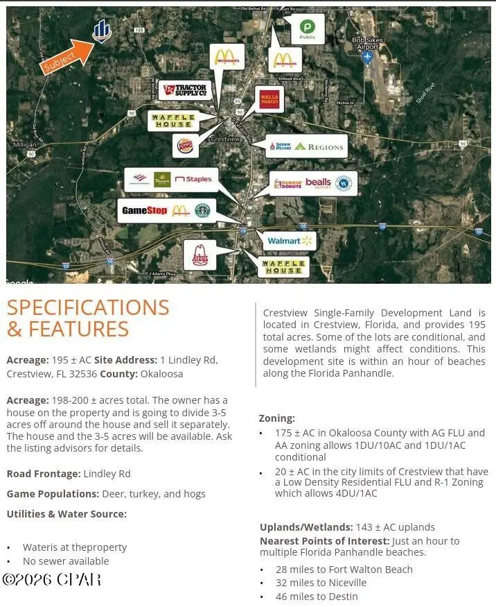 1 Lindley Road, Crestview, FL 32536 - #2
