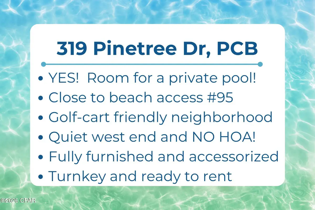 319 Pinetree Drive, Panama City Beach, FL 32413 - #1