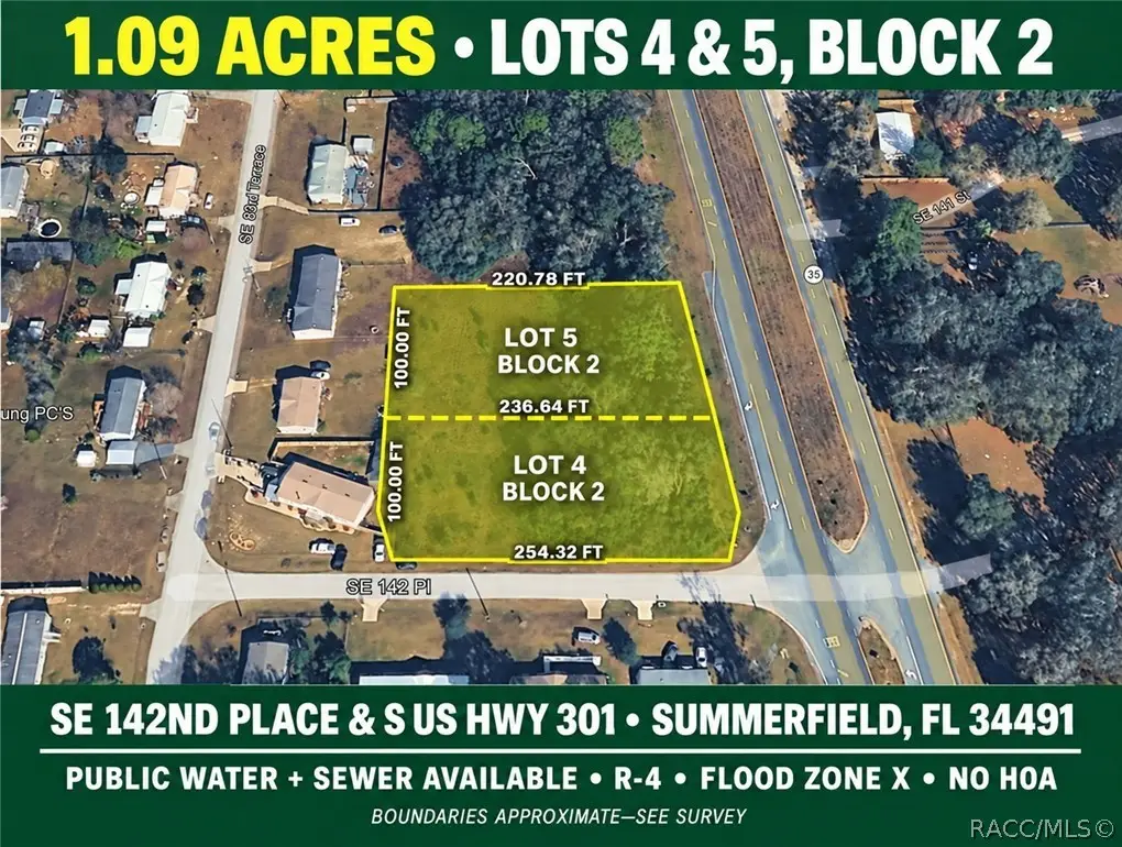 Corner SE 142nd Place & S Us Hwy-301, Summerfield, FL 34491 - #1
