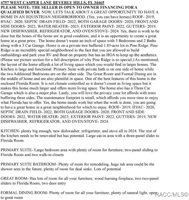 4757 W Casper Lane, Beverly Hills, FL 34465 - Image #2