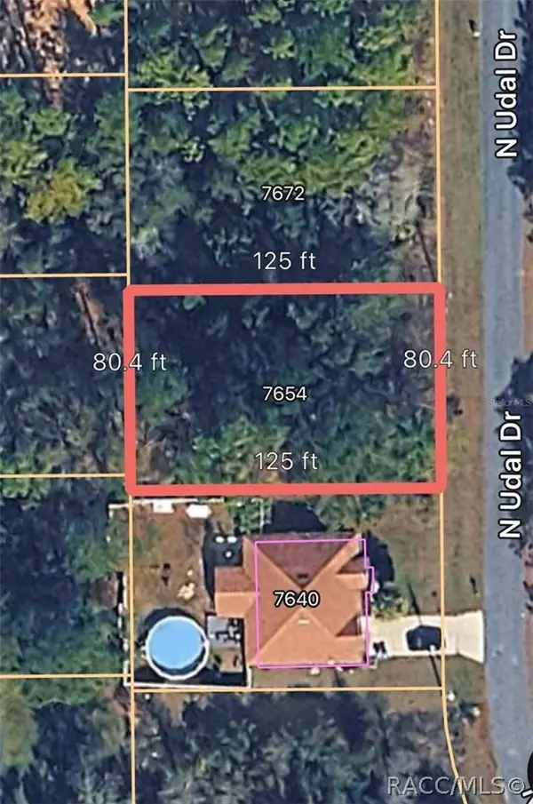 7654 N Udal Drive, Citrus Springs, FL 34434