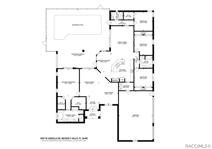 2587 W Angola Drive, Beverly Hills, FL 34465 - #3
