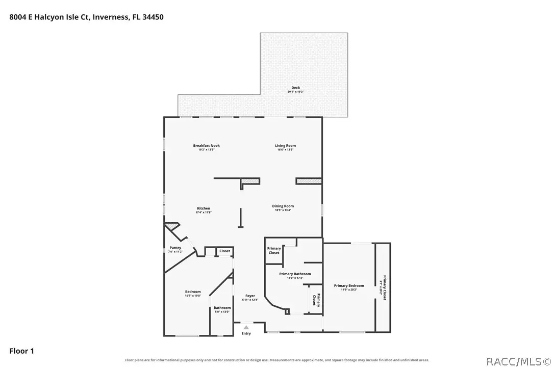 8004 E Halcyon Isle Court, Inverness, FL 34450 - #1