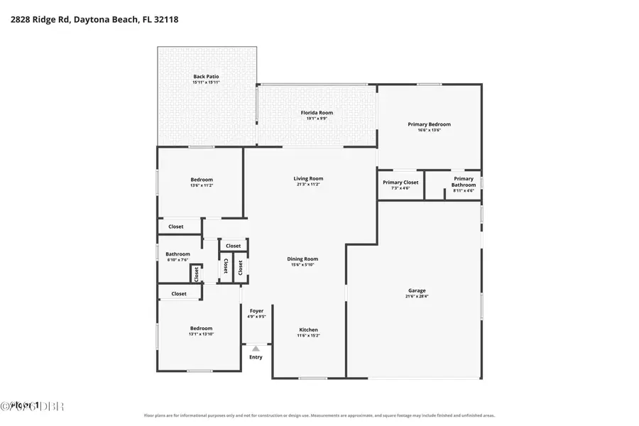 2828 Ridge Road, Daytona Beach, FL 32118 - #2