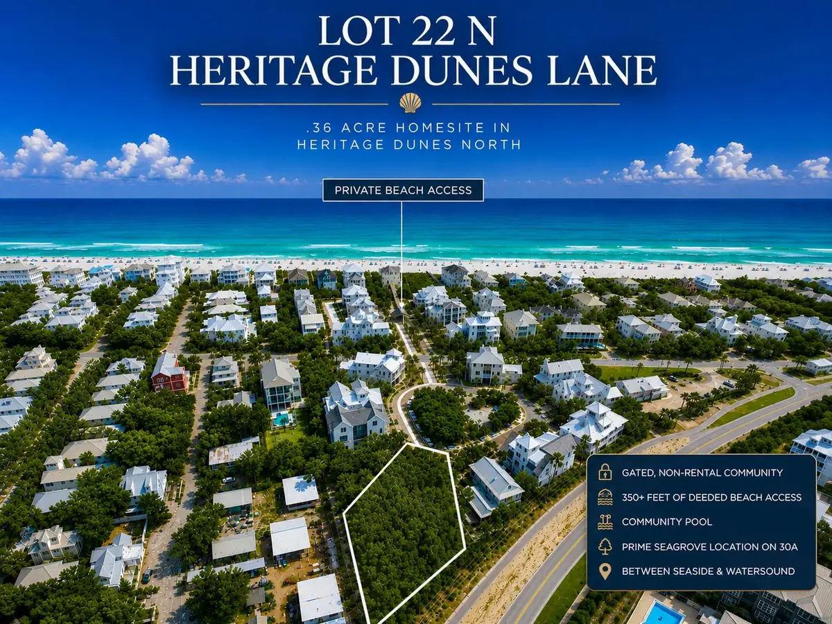 Lot 22 N Heritage Dunes Lane, Santa Rosa Beach, FL 32459 - #1