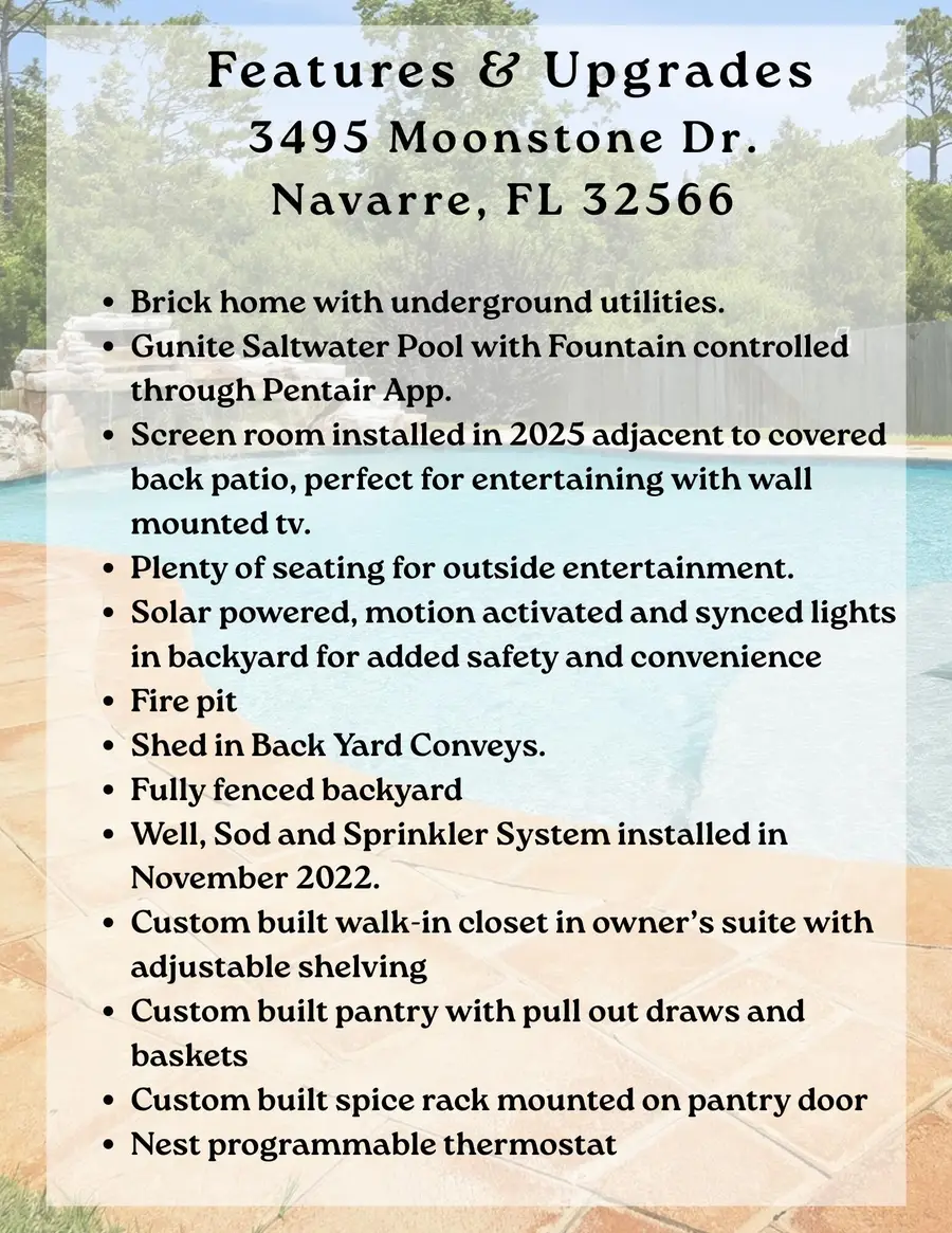 3495 Moonstone Drive, Navarre, FL 32566 - #2