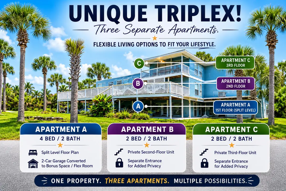 5612 Hilltop Avenue #A-C, Panama City Beach, FL 32408 - #1
