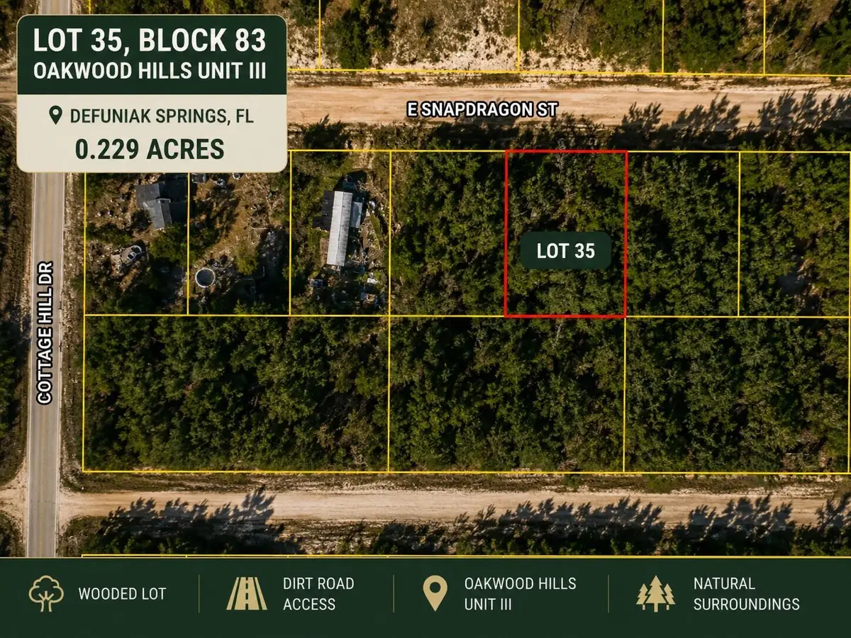 Lot 35 E Snapdragon Street, Defuniak Springs, FL 32433 - #1