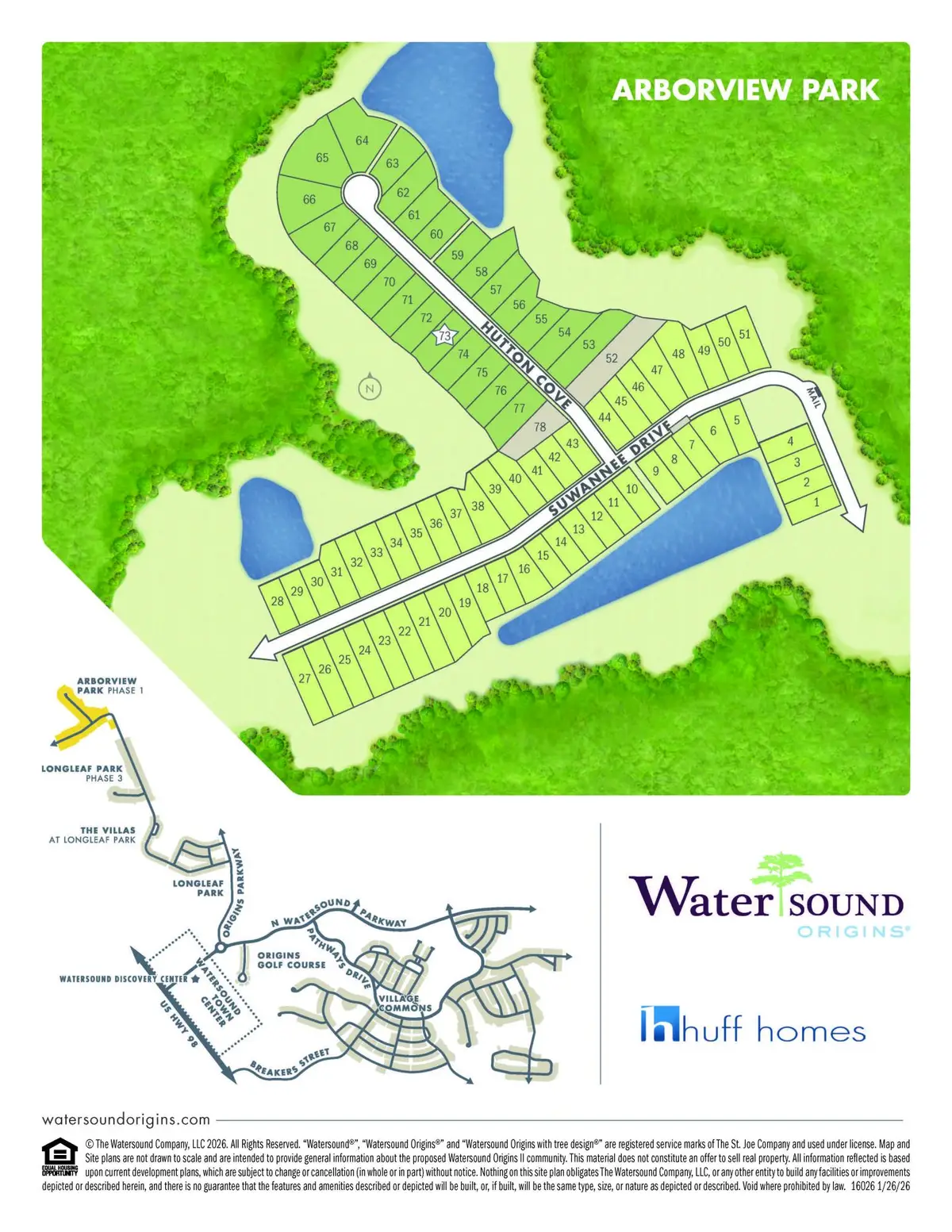 105 Hutton Cove #Lot 73, Watersound, FL 32461 - #1