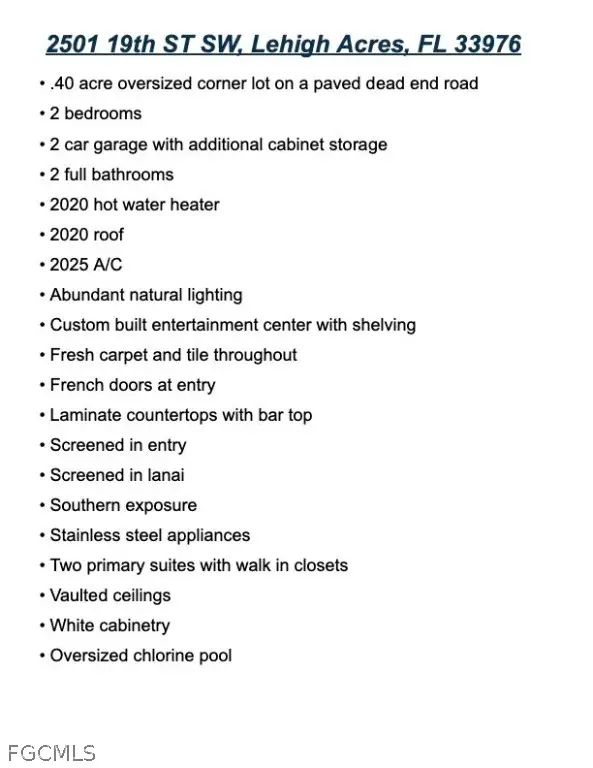 2501 19th Street Sw, Lehigh Acres, FL 33976 - #3