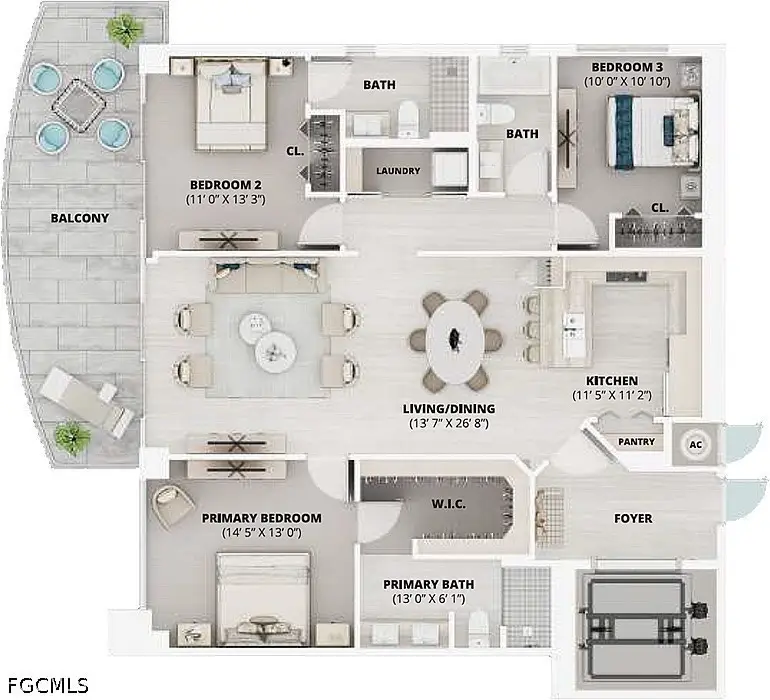 2583 1st Street #1202, Fort Myers, FL 33901 - #3