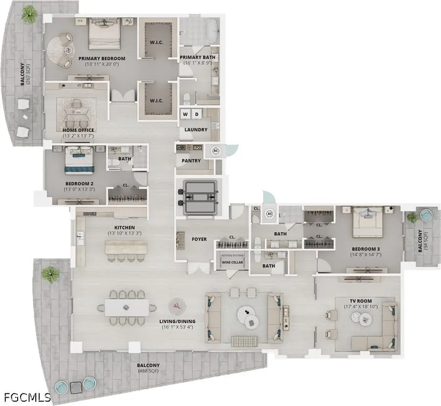 2583 1st Street #1701, Fort Myers, FL 33901 - #3