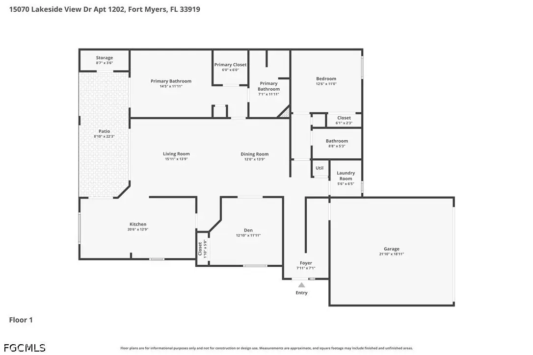 15070 Lakeside View Drive #1202, Fort Myers, FL 33919 - #1