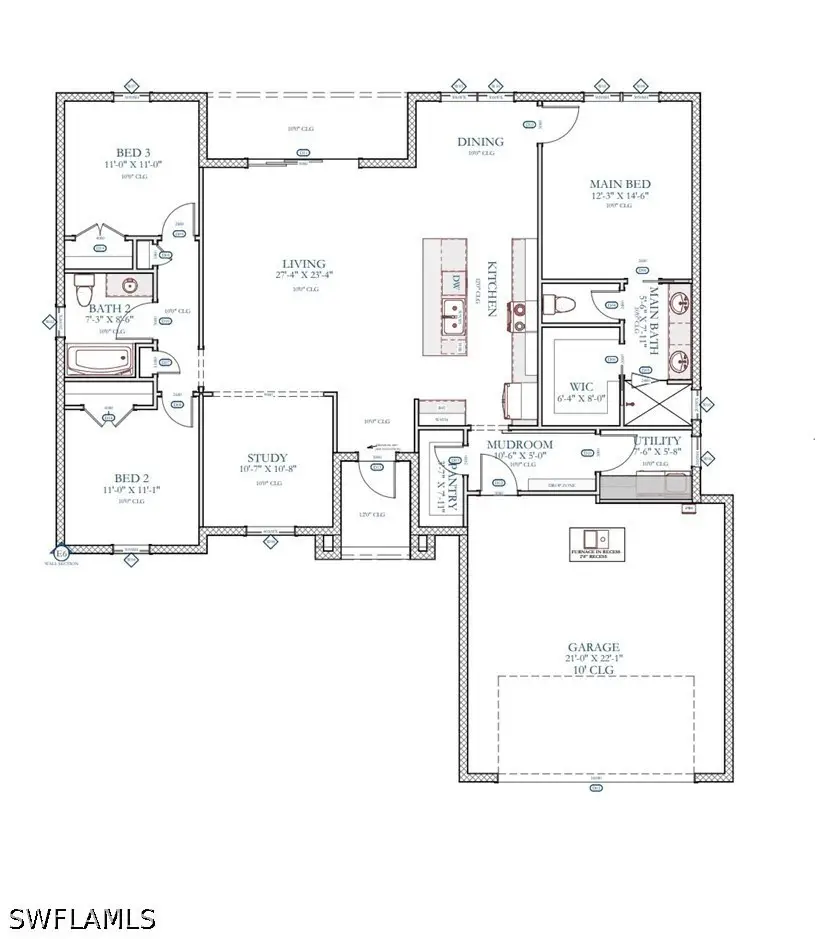 407 Hedgewood Street, Lehigh Acres, FL 33974 - #2