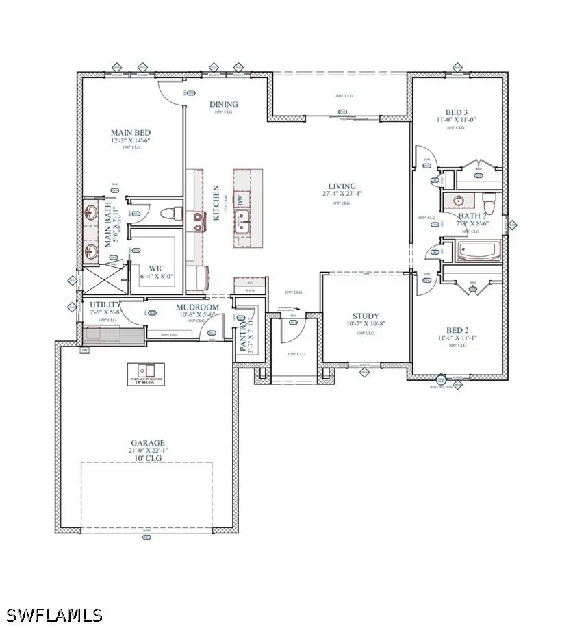 445 Burrstone Drive, Lehigh Acres, FL 33974 - #2