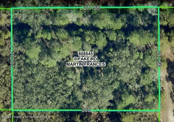 LOT 16 Pake Road, Weeki Wachee, FL 34614