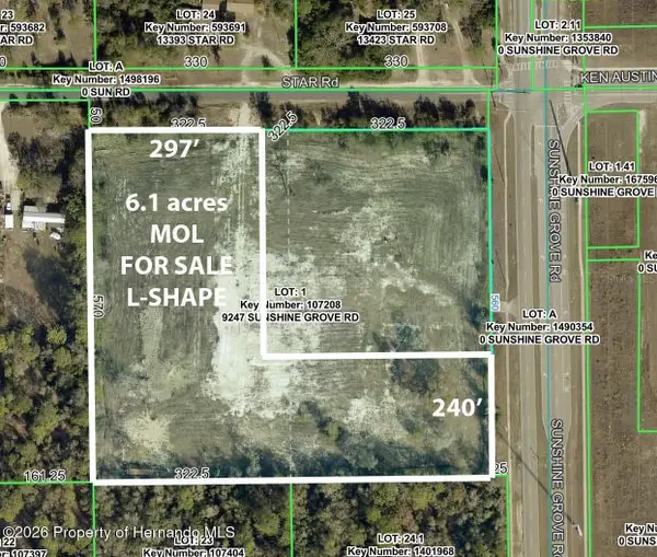 9247 Sunshine Grove Road, Brooksville, FL 34613