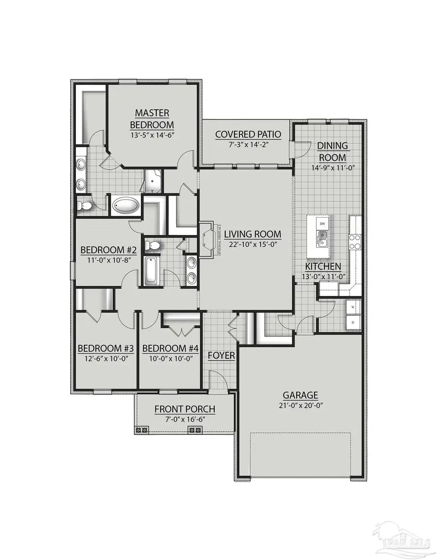 5296 Adeline Cir #22-A (LOT ), Pace, FL 32571 - Image #3