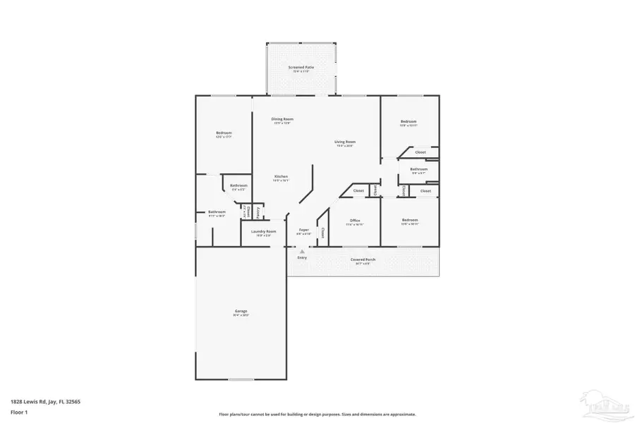 1828 Lewis Rd, Milton, FL 32570 - #3