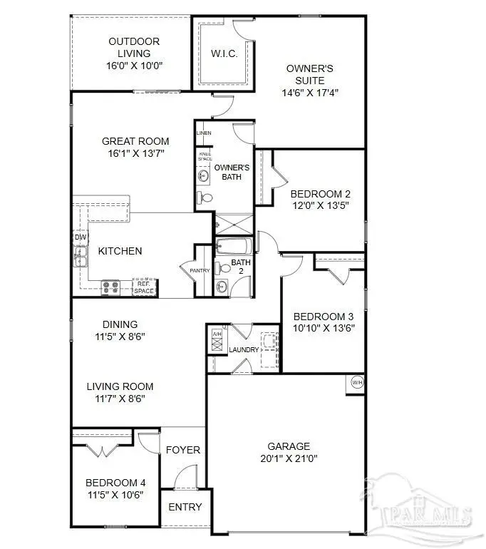 3279 Montecito Blvd, Milton, FL 32583 - #2