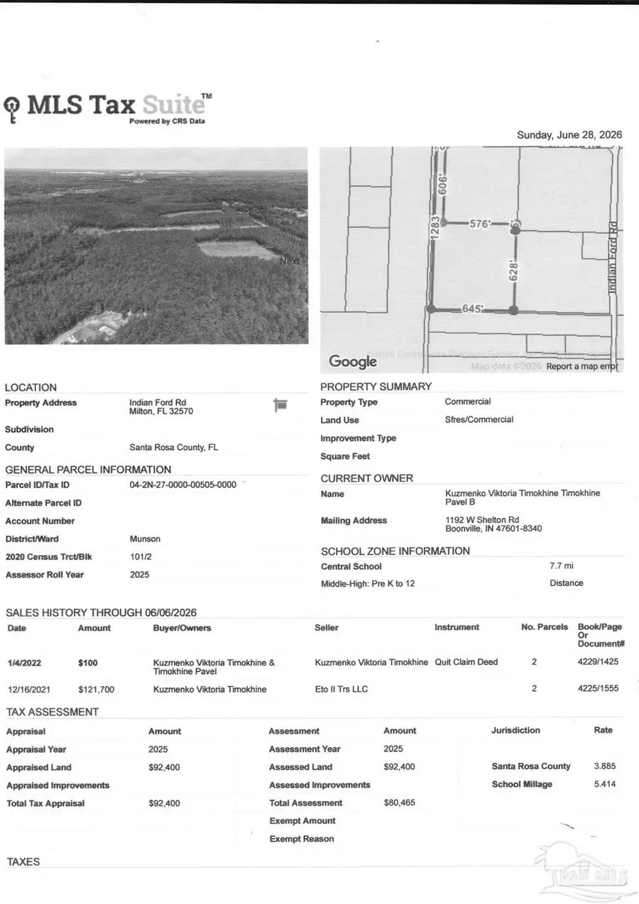 Lot K S Indian Ford Rd, Milton, FL 32570 - #3
