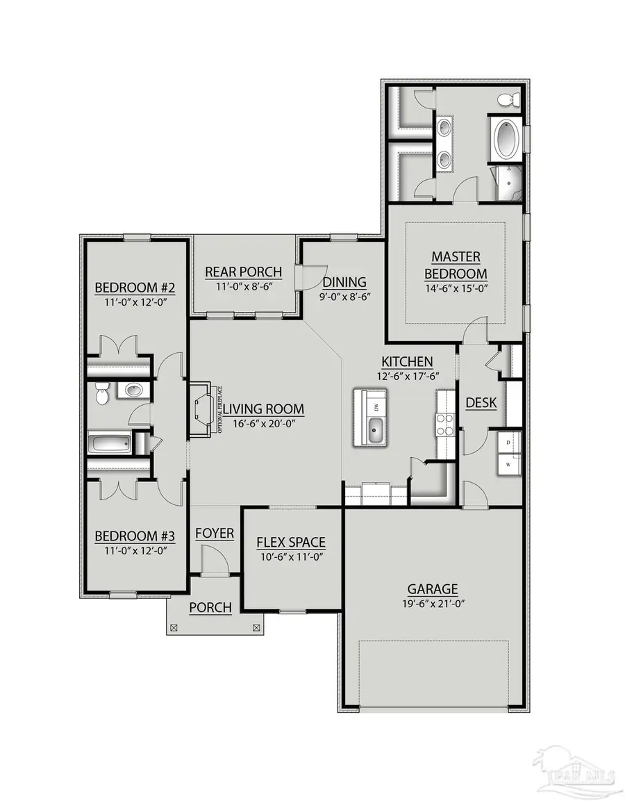2750 W Kingsfield Rd #11-3 (lot), Cantonment, FL 32533 - #3