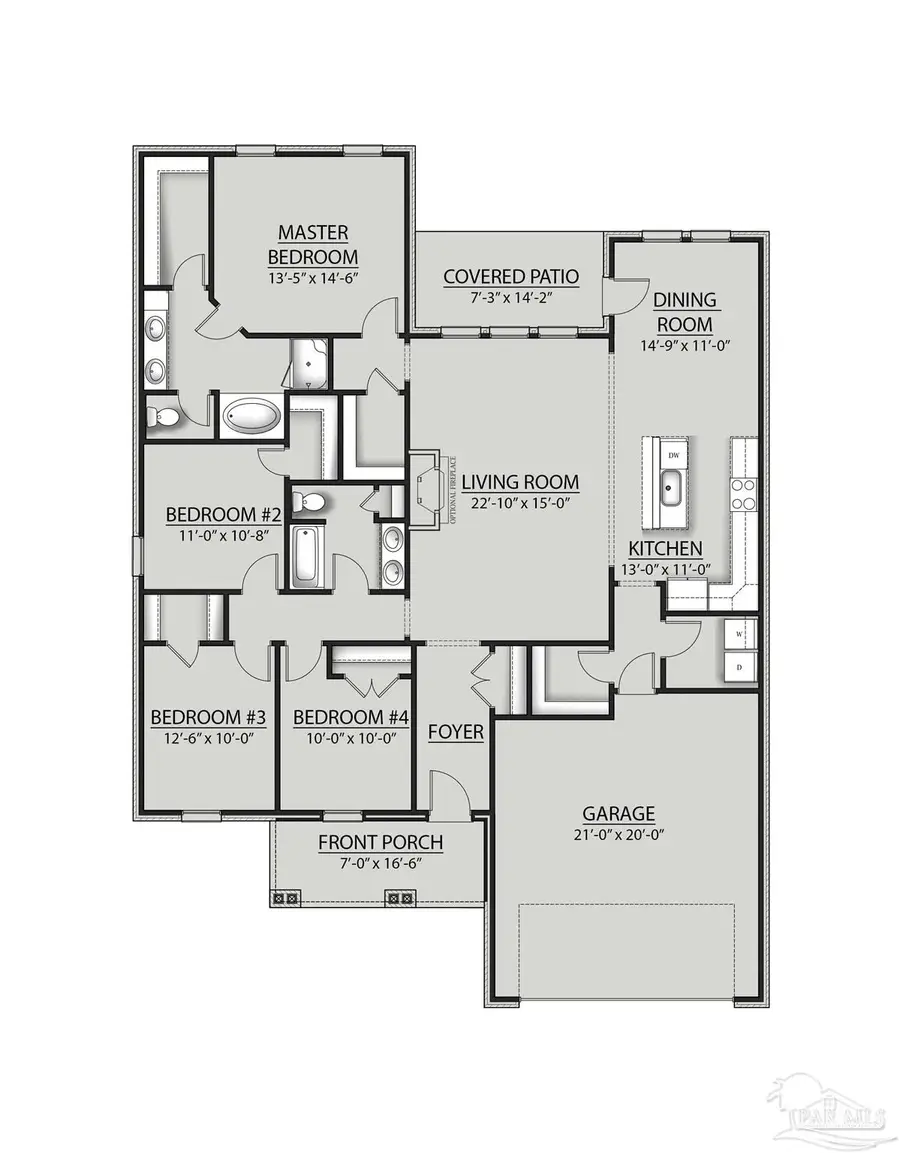 2774 W Kingsfield Rd, Cantonment, FL 32533 - #2