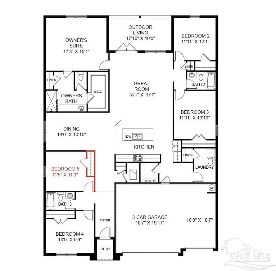6967 Cottage Row St, Pace, FL 32571 - #2