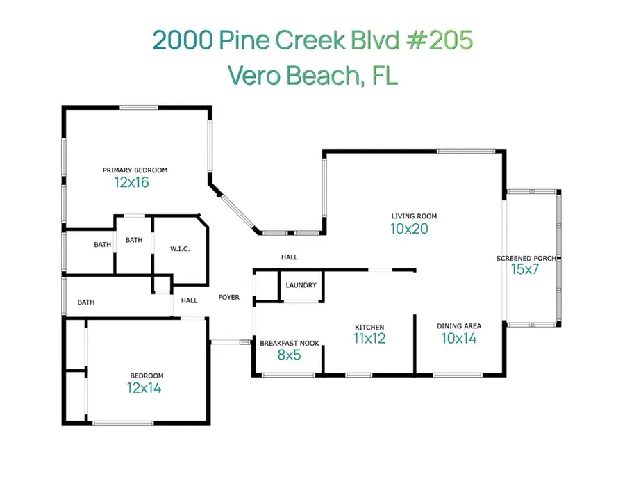 2000 Pine Creek Boulevard #205, Vero Beach, FL 32966 - #2