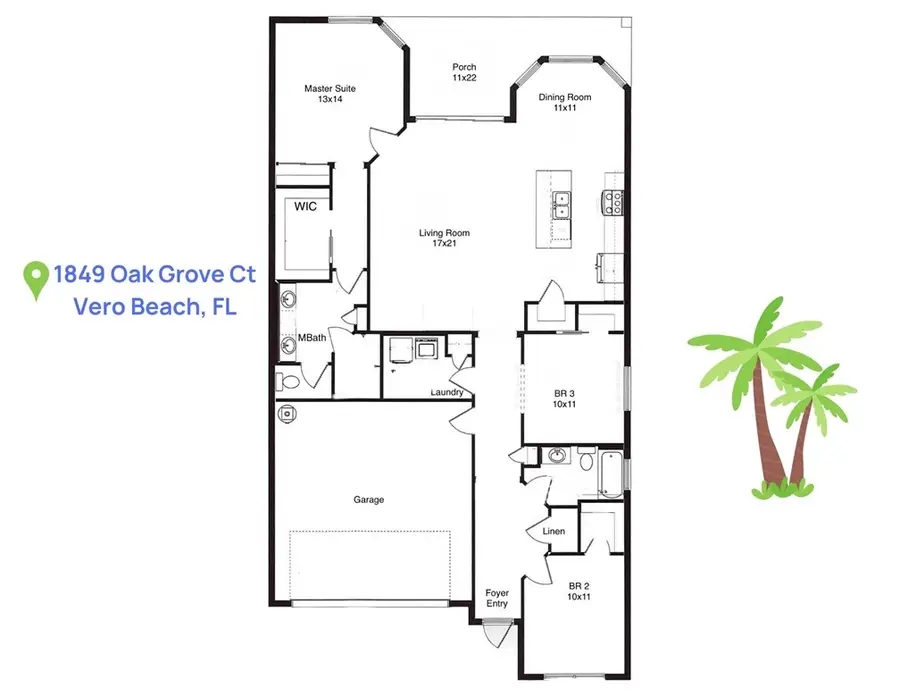 1849 Oak Grove Court, Vero Beach, FL 32966 - #3
