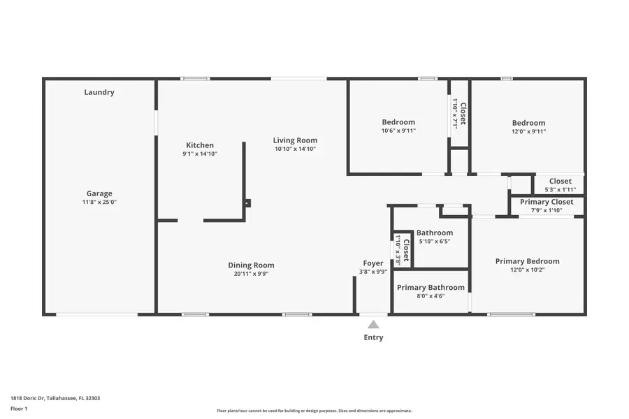 1818 Doric Drive, Tallahassee, FL 32303 - #3