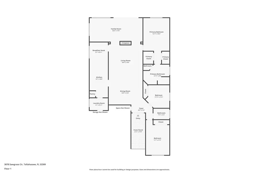 3078 Sawgrass Circle, Tallahassee, FL 32309 - #3