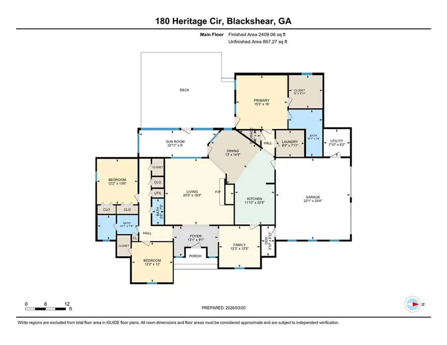 180 Heritage Circle, Blackshear, GA 31516 - #3